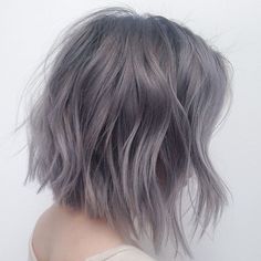 Short Purple Hair, Colors Hair, Lilac Hair, Hair Color Purple, Rose Gold Hair, Grey Hair Color, Pastel Hair, Dye My Hair