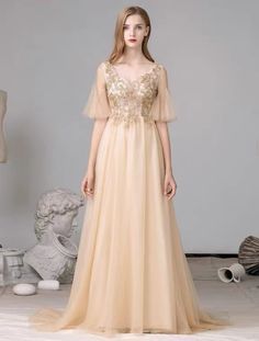 All custom-made dresses are available for wholesale and retail.Noble evening dress, fairy long simple dress, champagne party dressMaterial:tulleColor:as pictureBack details:zipperStyle:fairyFeatures:simple&ltp&gtThis dress could be custom made, there are no extra cost to do custom size and color.</p>&ltbr/>&ltp&gt1, If the color is customized, please note the color & card number.</p>&ltbr/>&ltp&gt2,You can choose standard size or custom size Long Simple Dress, Champagne Party Dress, Dress Fairy, Champagne Party, Dress Champagne, Simple Dress, Number 2, Custom Dresses, Color Card