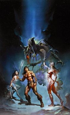 ‘Conan The Victorious’ by Boris Vallejo Batman Christian Bale, Robert Jordan, Scifi Fantasy Art, Frank Frazetta, Conan The Barbarian