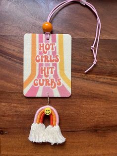 Hot girls hit curbs car air freshener -  #air #Car #Curbs #freshener #girls #Hit #Hot Funny Car Air Freshener, Cute Car Air Freshener Hanging, Funny Air Freshener For Car, Cute Car Freshener, How To Make Your Car Cute, Air Freshener Aesthetic, Cute Car Decor Ideas, Diy Car Air Freshener, Mini Macrame Rainbow