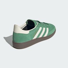 adidas Handball Spezial Shoes - Green | Free Shipping with adiClub | adidas US Green Adidas Shoes, Spezial Shoes, Adidas Handball Spezial, Vans Toddler, Adidas Handball, Green Adidas, Kids Belt, Vans Kids, Adidas Shoes Women