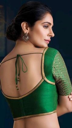 ब्ला��उज बैक नेक डिजाइन, 50 Blouse Designs