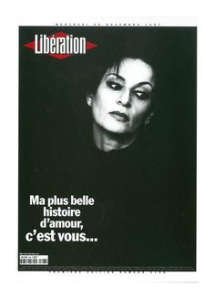 a magazine cover with a woman's face on the front and back page in french