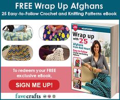 the free wrap up afghans pattern book