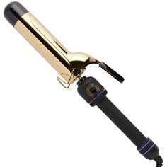 The Hot Tools Signature Series provides professional reliability and long-lasting results, so you can create salon-worthy styles every day. Everyone deserves beautiful, and that's what you get with these tools. ABOUT THE PRODUCT: It's easy to see why this curling iron is stylist preferred. It's the complete package with superior features that let you create all your favorite looks. The Hot Tools Signature Series Salon Gold Curling Iron is designed with gold technology to promote long-lasting res Hot Tools Curling Irons, Salon Gold, Barrel Curling Iron, Different Hair Types, Defined Curls, Hot Tools, Wand Curls, Curling Iron, All Hair Types