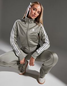 adidas Originals Firebird Track Top Adidas Firebird, Classic Corvette, Chest Machine, Grey Adidas, Stand Up