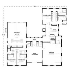 the floor plan for this house