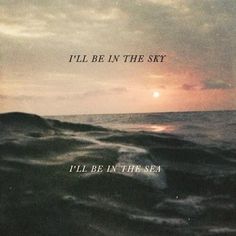 i'll be in the sky, i'll be in the sea cover art