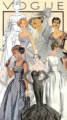 #vogue #vintage #fashionaesthetic #designaesthetic #aesthetic #collage 1950s Aesthetic, Vogue Vintage, Images Vintage, Aesthetic Collage, Vintage Images, Connect With People, Your Aesthetic, Creative Energy, Vogue