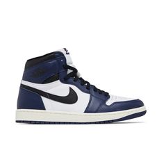 The Air Jordan 1 Remakes The Classic Sneaker, Giving You A Fresh Look With A Familiar Feel. Premium Materials With New Colours And Textures Give Modern Expression To An All-Time Favourite. Lifestyle Sneakers, Wings Logo, American Brand, Kids Sandals, Air Jordan 1 Retro, Midnight Navy, Jordans For Men, Slides Shoes, Fresh Look