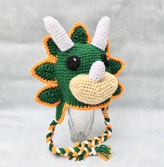 "Welcome to KrazyHats I Do Not accept cancellation. This hat is handmade by me. Production time for this hat is about 3-5 days Please see shop announcement for changes. Please select Hat color: 1.Green/brown 2.Green/orange Please specify size when ordering! 6 month-12 month-16'- 18' 1-2y.old- 18'- 19' 2-4y.old -19'-20' 4-6y.old-20-20'5 7-10y.old -20.5-21.5' Teen-Adult CUSTOMIZE I am always open to custom orders - so if you see an item you would like in a different color I would be happy to creat Adjustable Themed Multicolor Hats, Adjustable Green Novelty Costume Hat, Adjustable Multicolor Themed Hats, Adjustable Playful Costume Cap, Adjustable Themed Cap Style Hat, Playful Adjustable Costume Cap, Adjustable Themed Cap, Themed Adjustable Cap, Adjustable Green Novelty Hat