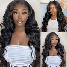 Raw Material: 100% Virgin Human Hair, 10A Grade, No Really Shedding, No Tangle, No Bad Smell.Hair Color: Natural Black ColorWig Density: 150%-200% DensityHair Length: 10 inch - 36 inch are availableWig Cap Size/ Circumference: 22.5 inches(54-58 cm)Texture: Body Wave Hair, Natural Hairline, Soft, Comb Easily, Can Re-style, and Color well.Lace Net: 13x4 Inch Swiss lace wig, HD Transparent Lace, Pre-plucked with Baby Hair, Natural Hairline,Pack: 1 Piece Hair Body Wave Hair 13x4 Lace Front Wig Brazilian Hair Bundles, Remy Hair Wigs, Dark Makeup, Wave Hair, Hrithik Roshan, Sew In