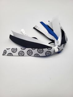 FREE SHIPPING ON ALL ORDERS OVER $35 Custom, made-to-order hair streamers for all your team or school spiritwear needs! We use a combination of grosgrain, satin and specialty ribbons (will include about 6 - 8 ribbons) in varying widths to create a unique design just for you.  Let us know if you have any preferences that we can include in the design. To order, just select your ribbon length and if you would like personalization.  Message us with your color preferences or just send us a color of your uniform or jersey and we'll design to match it! Need multiple quantities?  Just select your quantity above and you can send all your personalizations together. If you don't see exactly what you're looking for, just message us and we can work with you to create a design! Flat $5 shipping cost to Volleyball Ribbons For Hair, Volleyball Hair Ribbons, Volleyball Ribbon, Ribbons For Hair, Hair Streamer, Volleyball Bows, Volleyball Accessories, Volleyball Hair, Westlake Village