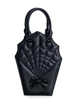 SHIMMER LAQUER QUILTED COFFIN HANDBAG WITH DETACHEABLE SHOULDER STRAP 100%polyurethane lining 100%polyester 20*8.5*28 Afterdeath Ship, Goth Bags, Goth Attire, Gothic Bags, Backpacks Disney, Gothic Coffin, Dandelion Necklace, Dolls Kill Shoes, Unique Backpacks