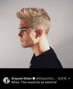 And what's weirder is that it actually happened Clipper Cut, Ethan And Grayson Dolan, Somewhere Only We Know, Grayson Dolan