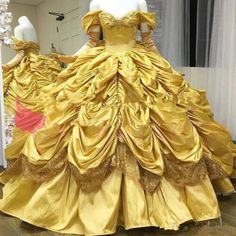 ad eBay - Yellow Vintage Gothic Quinceanera Dresses Off-Shoulder Tiered Pleat Prom Dress - Buy Now, click the link (eBay) Prom Dress Ruffles, Sweet 16 Gowns, Yellow Quinceanera Dresses, Quinceanera Dresses Off The Shoulder, Yellow Quinceanera, Disney Inspired Dresses, Gothic Prom, Gothic Prom Dress, Inspired Costumes