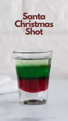 Santa Christmas Shot Peppermint Liquor Recipes, Smirnoff Peppermint Twist, Grenadine Recipe, Holiday Shots, Mint Meltaways, Tart Fruit, Peppermint Schnapps, Floats Drinks, Christmas Drinks Recipes