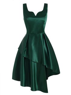 Retro Stage, Sequin Evening Dresses, Standard Dress, Statement Dress, 1950s Dress, Patchwork Dress, Hoco Dresses, Slim Dresses, Green Satin