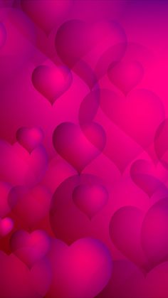 an abstract background with many pink hearts