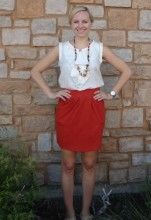 Burnt Orange Skirt Burnt Orange Skirt, Orange Skirt, Pretty Things, Skirt, Orange