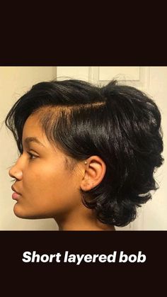 Pixie Cut On Curly Hair, Pixie Bob Black Women, Short Hair Styles For 2023, Best Short Hair, Short Layered Bob, Short Relaxed Hairstyles