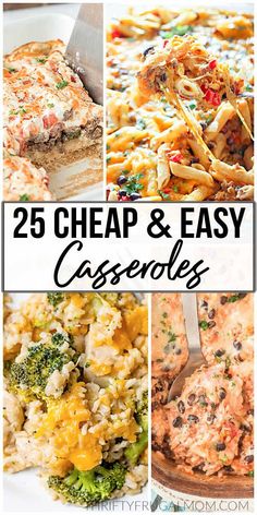 25 cheap and easy casserole recipes