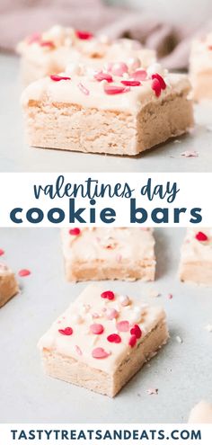 These Valentine’s Day Sugar Cookie Bars are so easy to make! Irresistibly sweet, chewy, and buttery - the best sugar cookie bars!