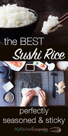 the best sushi rice perfectly seasoned and sticky