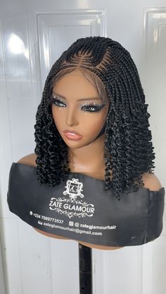 Braided Wig, Braided Wigs, Cornrows Natural Hair, Unique Braids, Curly Pixie Hairstyles, Cornrows Braids For Black Women, Hair Extensions For Short Hair, Spiral Curls, Braided Hairstyles For Black Women Cornrows