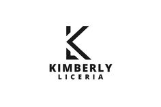 the logo for kimberly liceria, a brand that is designed to be used