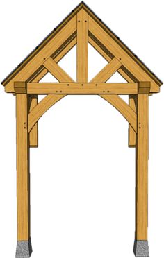 an image of a wooden gazebo