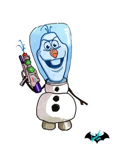 Olaf-Mr. Freeze Olaf Drawing, Disney Heroes, Superheroes And Villains, Mr Freeze, Disney Pixar Characters, Disney Movie Characters, Pixar Characters, Dc Comics Superheroes