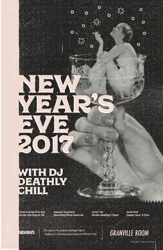 Ronnie Mejia - Graphic Designer - ronniemejia.ca Nye Flyer Design, New Years Eve Design Graphic, New Years Illustration Design, Nye Poster Design, Great Gatsby Graphic Design, New Years Menu Design, Roaring 20s Graphic Design, New Years Eve Poster Design, New Years Design Graphic