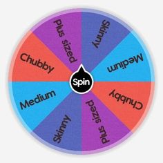 a spinning wheel with words on it