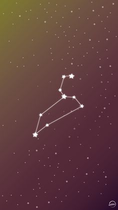 the zodiac sign sagitus is shown on a purple and green background with stars