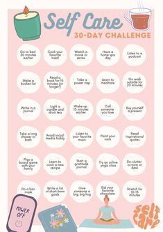 30 Day Digital Self Care Challenge, take care of yourself for a whole month and follow every step of this challenge. Kinley Aesthetic, Selfcare Tips, Journal Things, Check Lists, Self Care Challenge, Practicing Self Love, Health Challenges, Products Photography, Self Care Bullet Journal