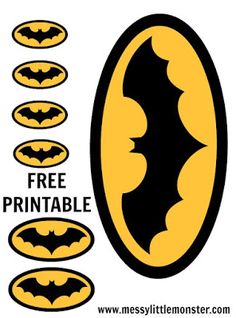 free printable batman party decorations