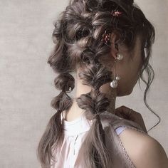 Kawaii Hairstyles, Hair Arrange, Hairstyles Haircuts, Hair Designs, Pretty Hairstyles, Hair Looks