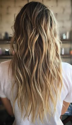 Beach Waves Long Hair, July Vibes, Blonde Bronde, Surfer Hair, Long Hair Waves, Bronde Balayage, Bronde Hair, Beach Wave Hair, Brown Blonde Hair