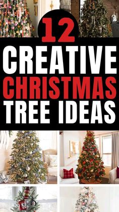 Christmas Tree Ideas Country, Creative Christmas Tree Ideas, Unique Christmas Trees Themes, Blue Christmas Tree Decorations, Elegant Christmas Tree Decorations, Christmas Tree Decorating Ideas, Tree Decorating Ideas, Apartment Christmas, Whimsical Christmas Trees