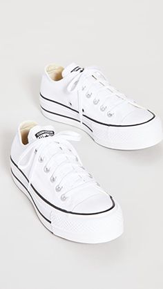 Converse Chuck Taylor All Star Lift Sneakers | SHOPBOP White Platform Converse, Cute Converse, Converse Platform, Low Top Converse, Chuck Taylor All Star Lift, Basic Shoes, Converse Low Tops, All Nike Shoes, Platform Converse