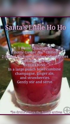 santa's little hoo drink recipe