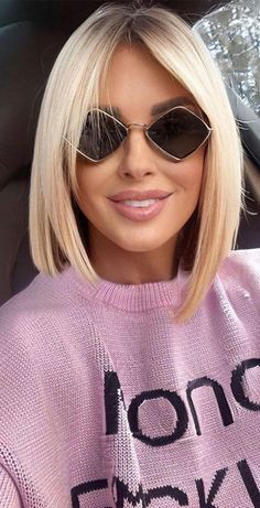 Blonde Middle Part, Long Bob Blonde, Long Bob Haircuts, Lob Hairstyle, Lob Haircut, Middle Part, Haircuts For Fine Hair, Short Hair Haircuts