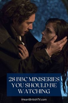 a man and woman embracing each other with the caption, 28 bbc minseres you should be watching