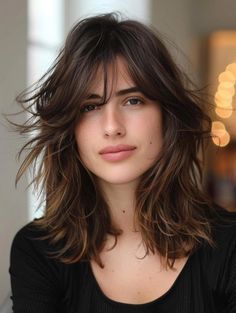 Discover Versatile Medium Haircuts with Layers Layer Medium Length Hair, Brunette Layered Hair Medium, Layer Medium Length, Layered Medium Haircuts, Ways To Change Your Look, Medium Haircuts With Layers, Medium Haircuts With Bangs, Haircuts With Layers, Medium Haircut