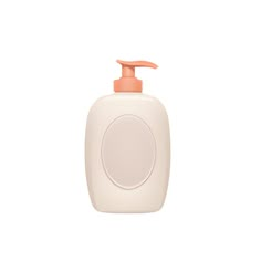 a bottle of hand soap on a white background