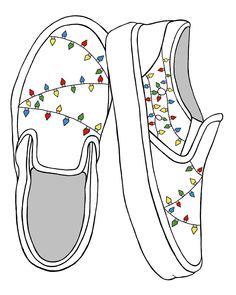 Show your excitement for the Holiday season with this fun and playful Christmas lights designed shoes!  Image shown is a digital rendering of the finished product. All orders are made-to-order, made with acrylic paint Light Shoes, Digital Rendering, Fun Shoes, Designed Shoes, Christmas Shoes, Lit Shoes, Lights Christmas, Christmas Light, Fun Christmas