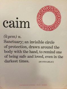 an image of a page with the word calm written in red and black on it