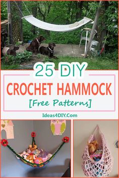 25 diy crochet hammock free patterns