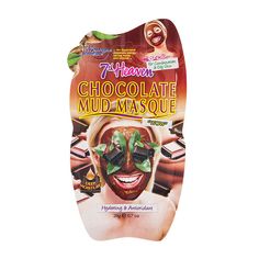 Chocolate Mud Masque Chocolate Face Mask, Body Peel, Skin Care Masks, 7th Heaven, Mud Mask, Peel Off Mask, Mascara Facial, Gluten Free Chocolate, Oils For Skin